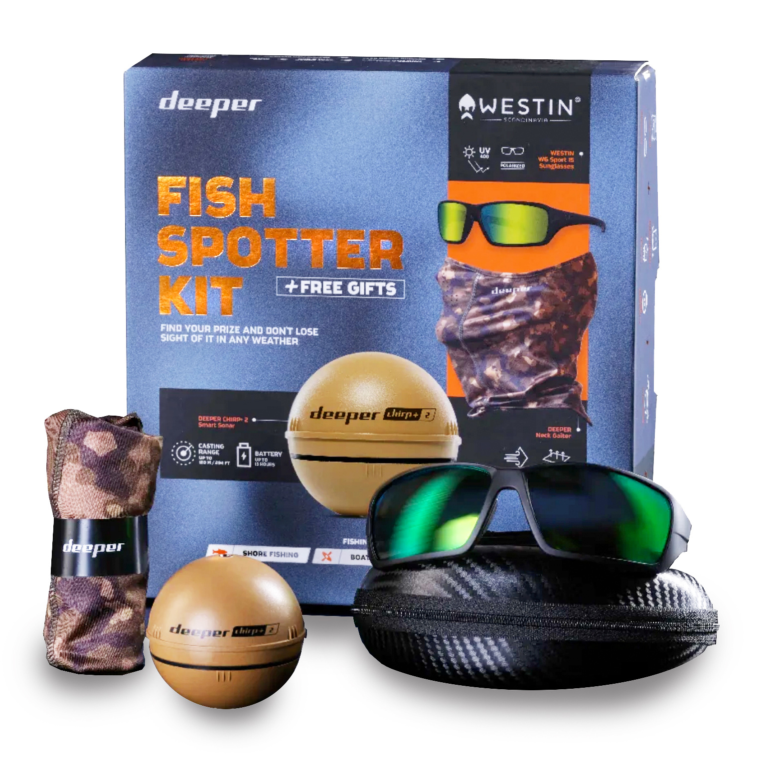 Deeper Fish Spotter Fishfinder Kit