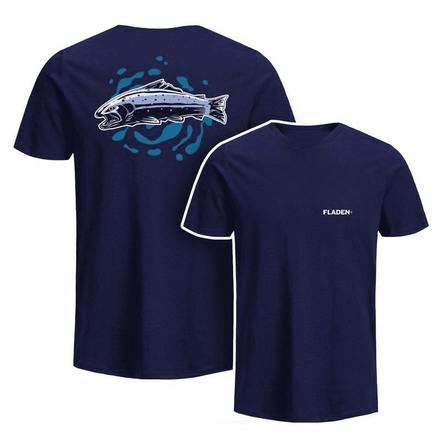 Fladen T-Shirt Frisky Salmon Blue