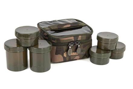 Fox Camolite 6 Pot Hookbait Case (Incl. 6 Potjes)