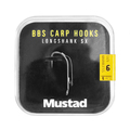 Mustad BBS 30 Carp Hooks Barbless Pack Karperhaken (6 packages + Multi Box)