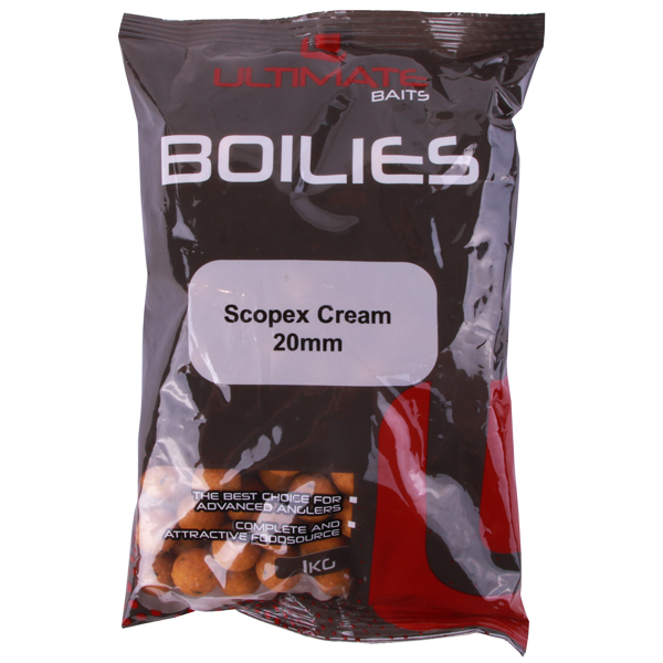 Ultimate Baits Boilies 20mm 1kg - Copex Cream