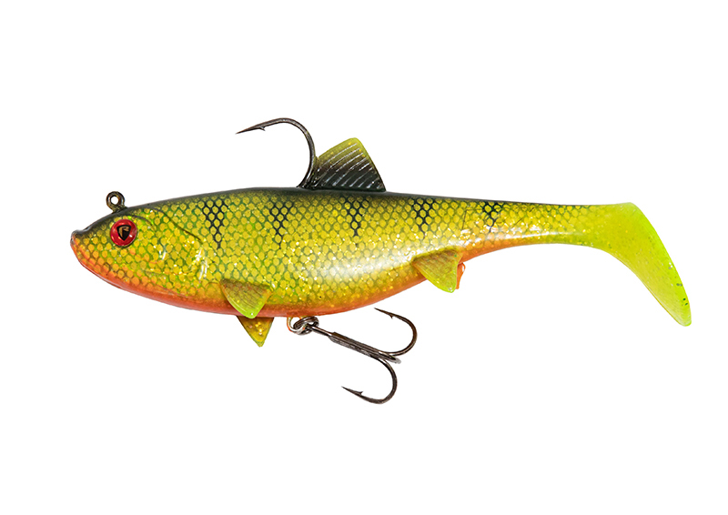 Fox Rage Replicant Wobble Legend Colours Swimbait 14cm (55g) - UV Natural Perch