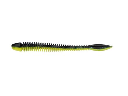 Berkley Powerbait Power Flail Softbait 50mm Forel Kunstaas Black/Snsne Yellow (12 stuks)