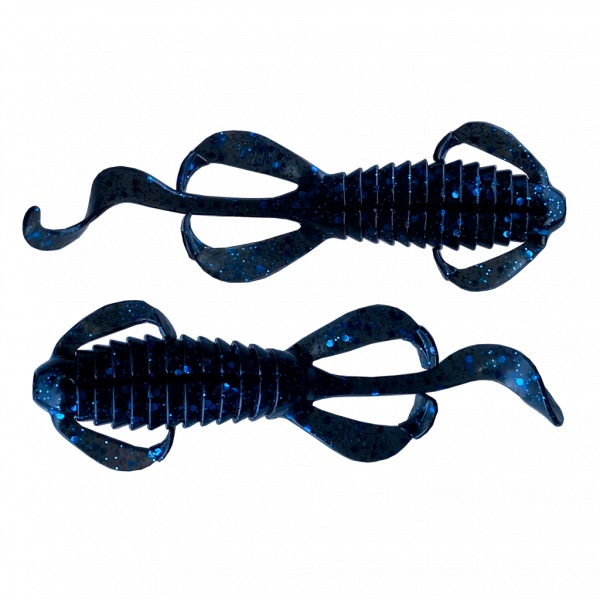 Headbanger BangerLizard Black Blue Flake 8,6cm (4g) (10 stuks)