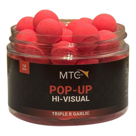 MTC Baits Triple R Garlic Pop-Ups Hi-Visual 14mm