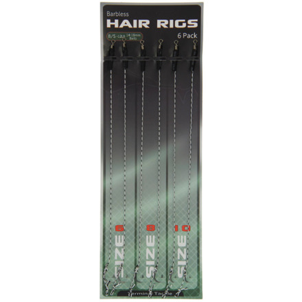 NGT Mixed Hair Rigs Barbless (Maat 6, 8 en 10)