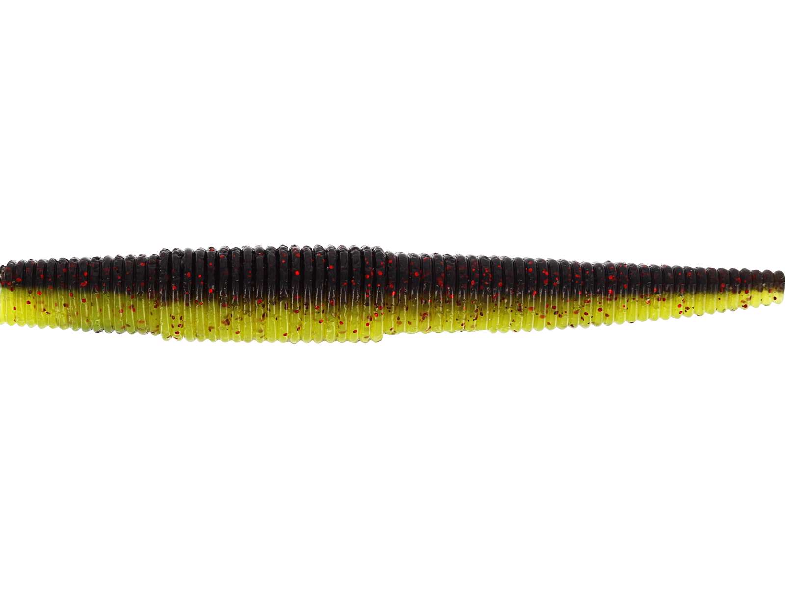 Westin Ned Worm 7cm - Black & Chartreuse