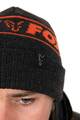 Fox Collection Beanie Vismuts - Black/Orange