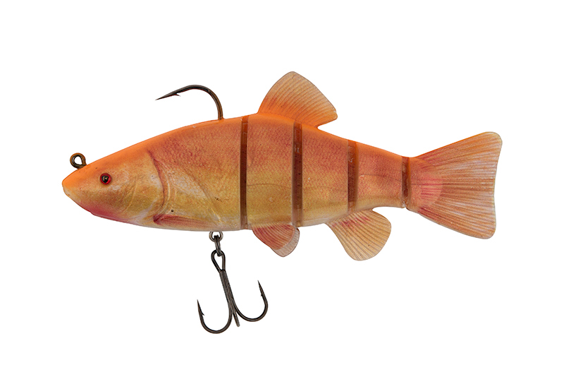 Fox Rage Replicant Jointed Tench Swimbait Super Natural Golden Tench 18cm