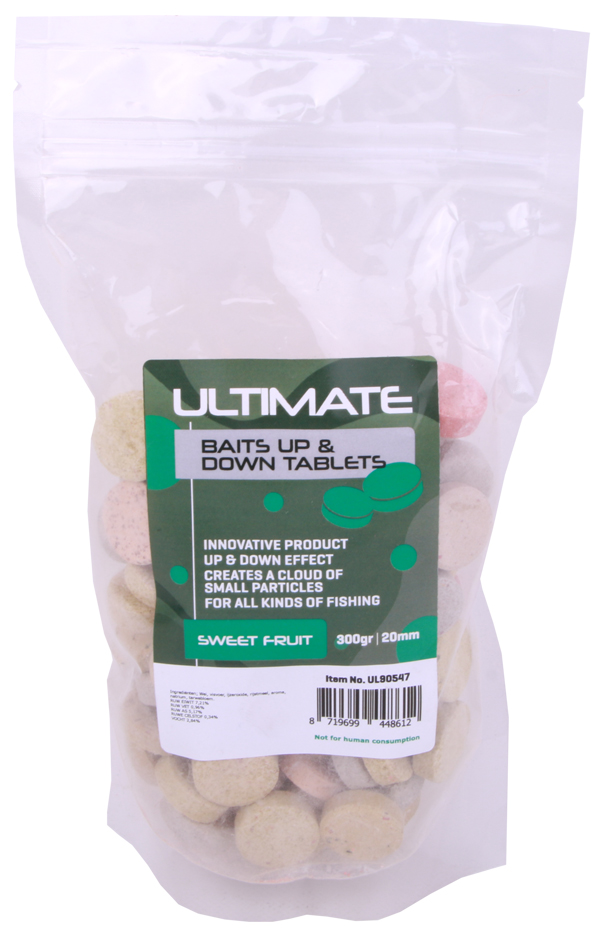 Ultimate Baits Up & Down Tablets 20mm Sweet Fruit (300g)
