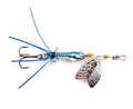 Spro Larva Mayfly Micro Spinner - Chrome Blue