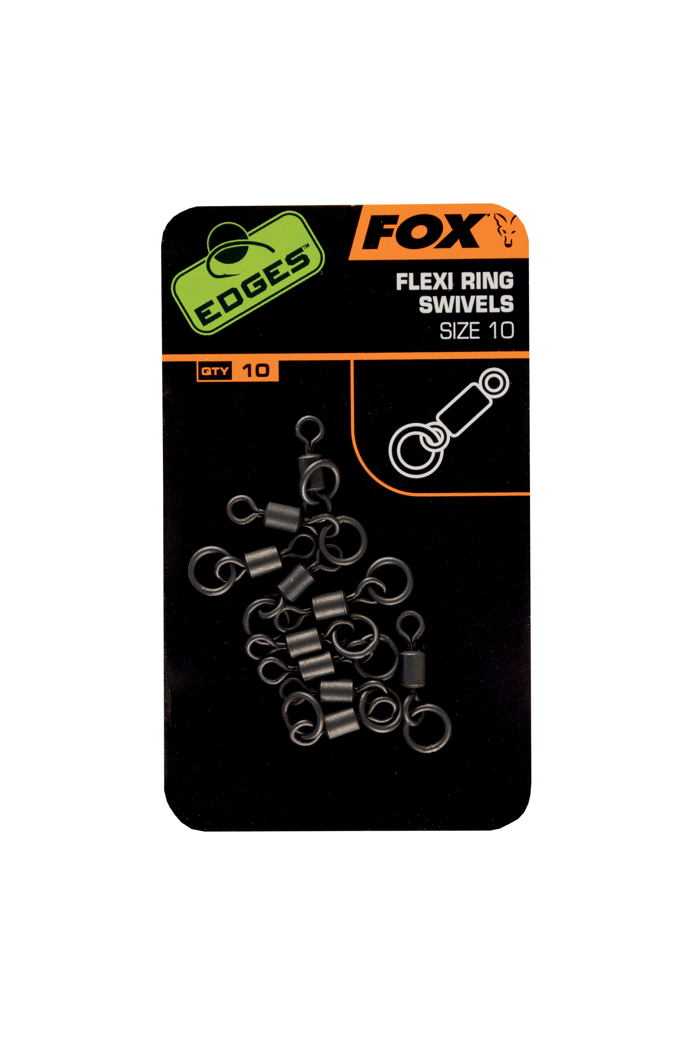 Fox Flexi Ring Swivels Size 10