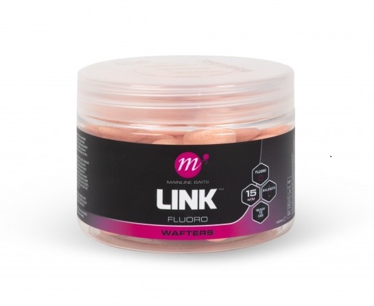 Mainline Link Fluoro Wafters Pink (15mm)