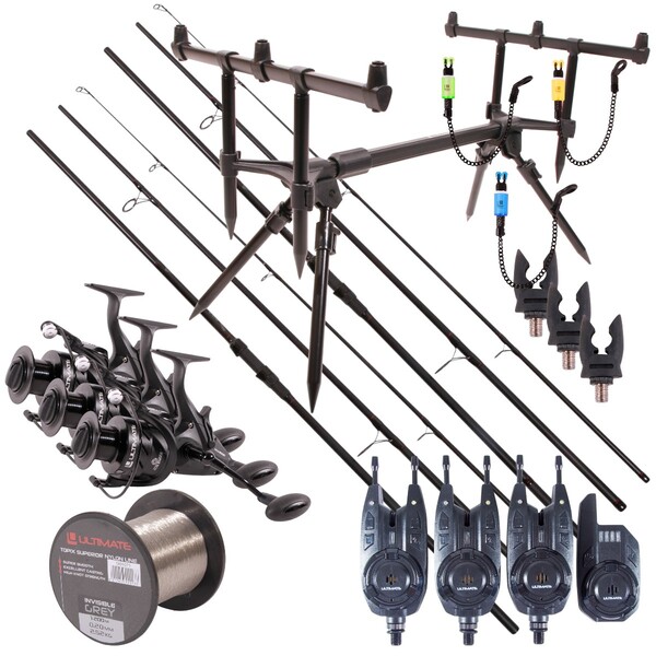 Ultimate Adventure Carp Triple Rod Set