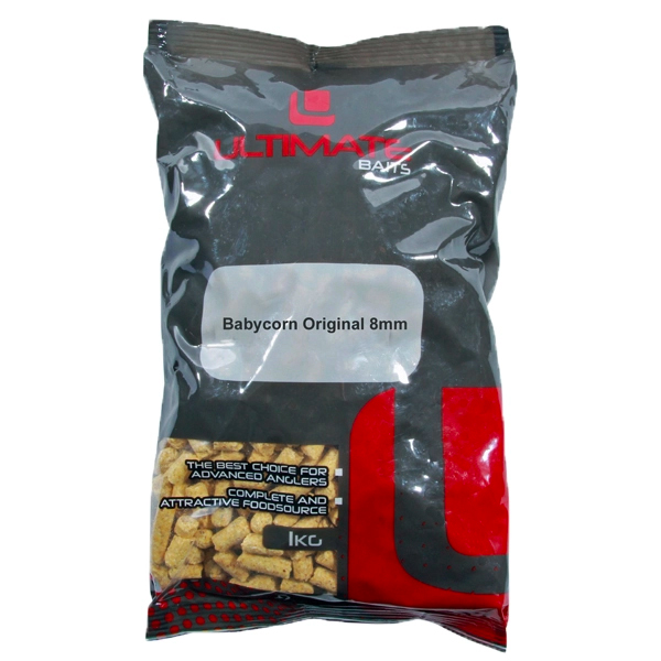 Ultimate Baits Babycorn Pellets Pakket - Ultimate Baits Babycorn 8mm, Original