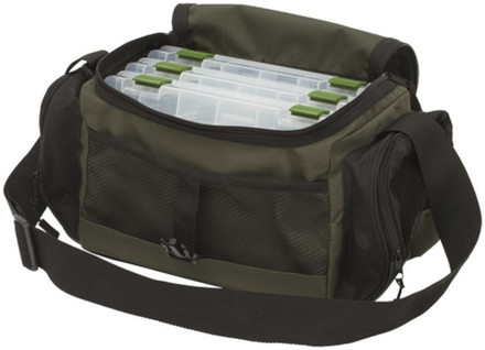 Kinetic Tackle System Bag + 3 Tackleboxen