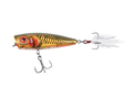 Salmo Rattlin Pop 7cm Surface Popper - Clear Golden Prey