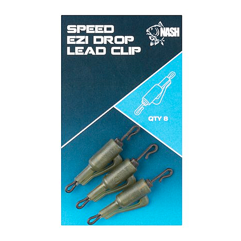 Nash Speed Ezi Drop Lead Clip (8 stuks)