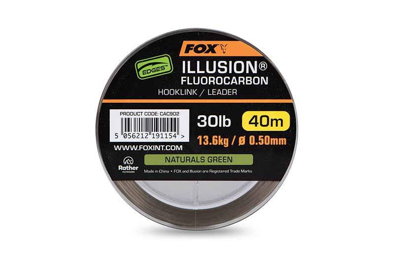 Fox Edges Illusion Fluorocarbon 40m Naturals Green