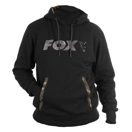 Fox Black / Camo Print Hoody