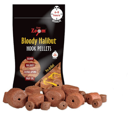 Carp Zoom Bloody Halibut Hook Pellets 8mm (150g)