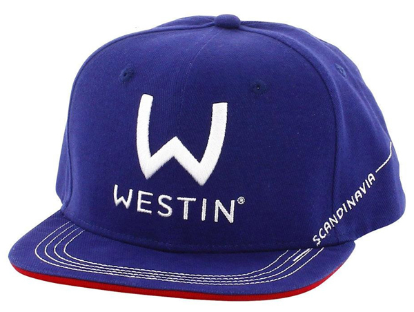 Westin Viking Pack met jas, pet, handdoek, brillendoekje en kunstaas! - Westin Viking Helmet One Size Snorkel Blue/Poppy Red