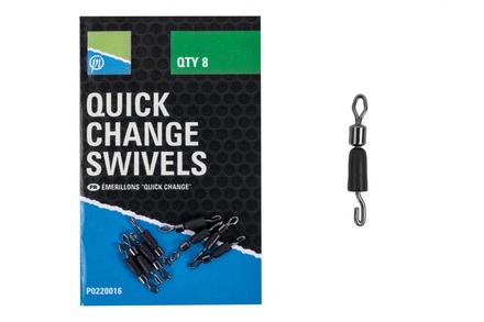 Preston Quick Change Swivels (8pcs)