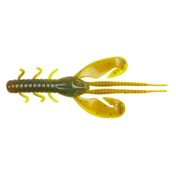 Berkley Powerbait Rocket Craw 4'' 8pcs - Breen-Clear Chartreuse