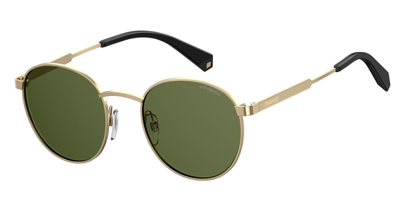 Polaroid PLD 2053/S Sunglasses Gold Frame/Green Glasses
