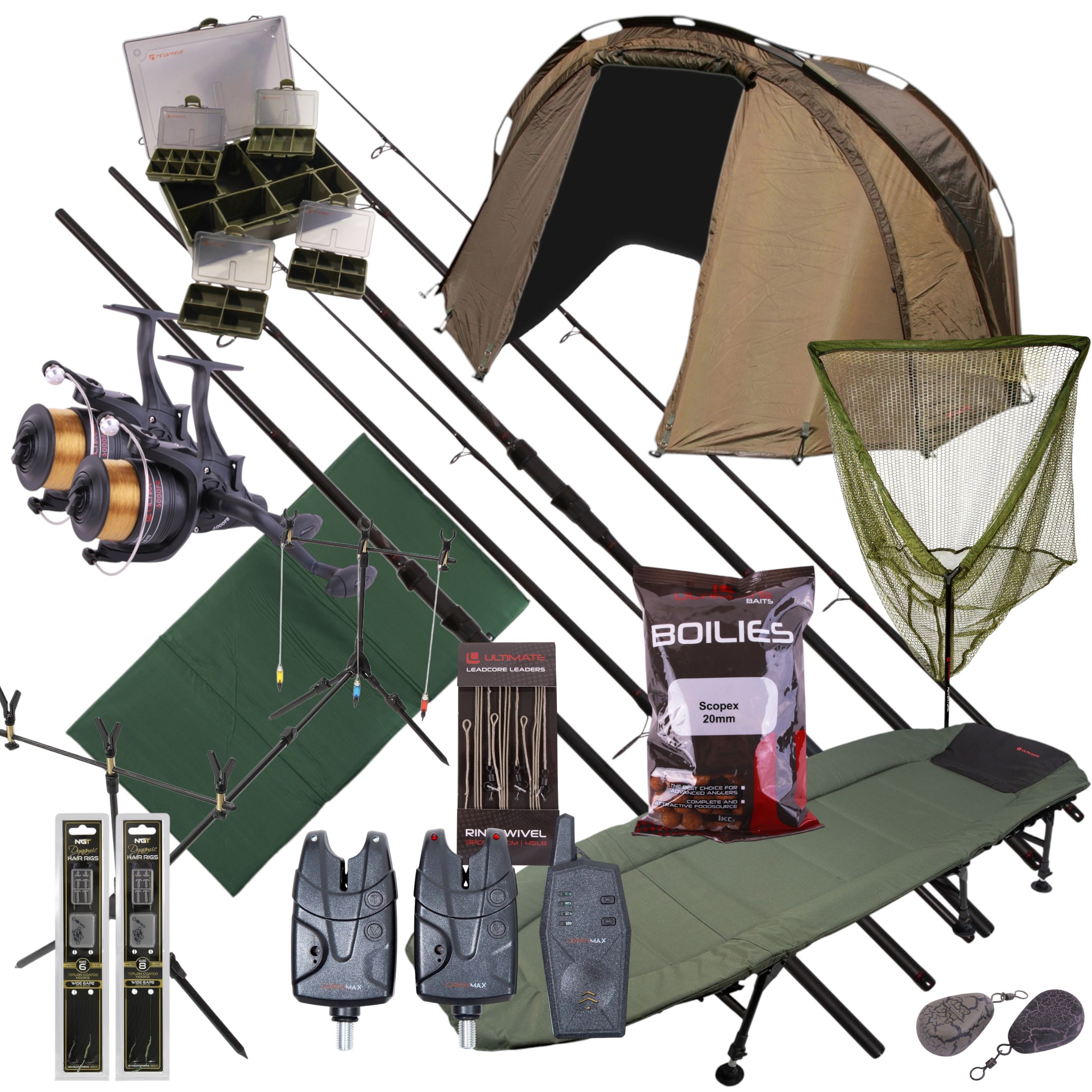 Ultimate Mega Complete Carp Night Fishing Set