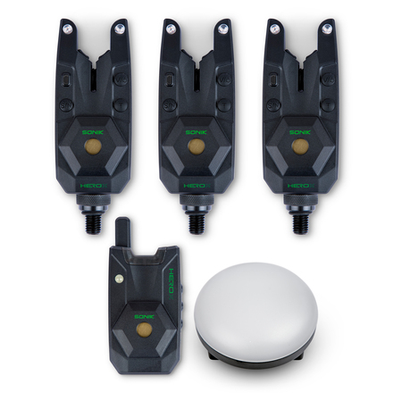 Sonik Herox Bite Alarm Set 3+1 + Bivvy Light