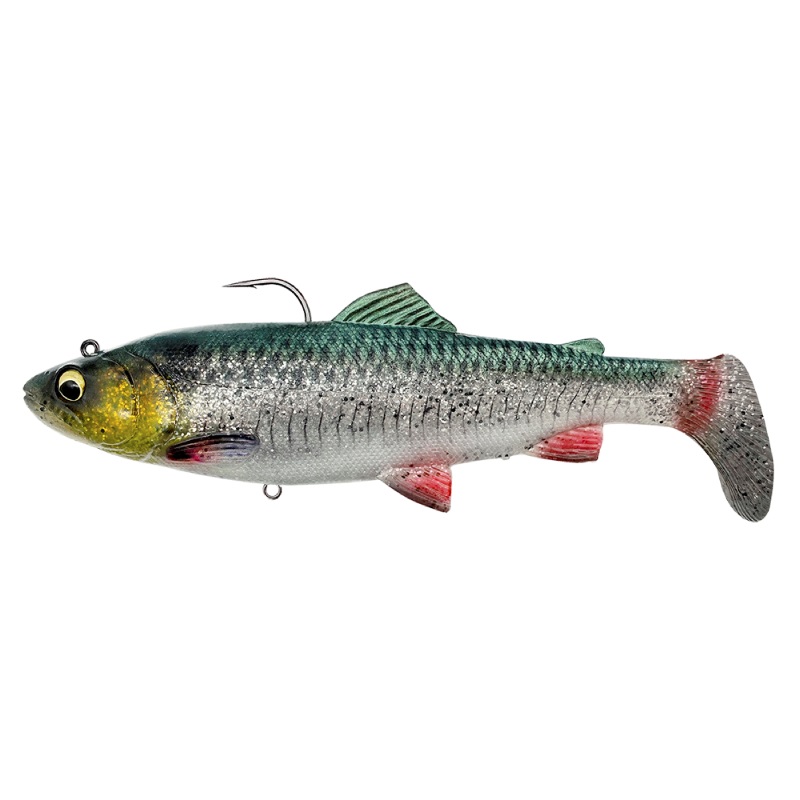 Savage Gear 4D Trout Rattle Shad MS 'Green Silver' 17cm (80g)