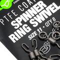 Korda PTFE Spinner Ring Swivels Size 11 (8pcs)