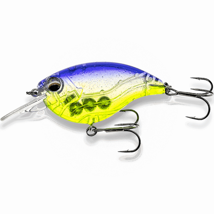 LMAB KØFI Power Vibe 55 Shallow Runner Crankbait 5.5cm (12g) Purple Rave Transparent