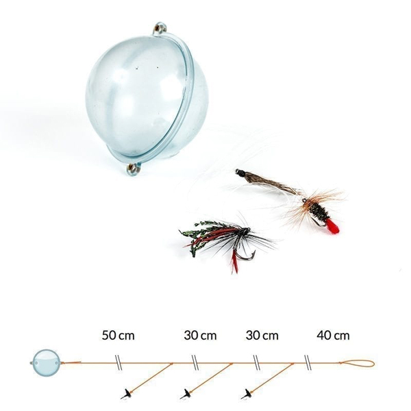 Fladen Fly Cast System incl. Bubble Float