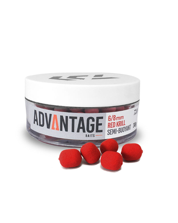 Daiwa Advantage Semi Buoyant Hookbait Red Krill 6/8mm (30g)