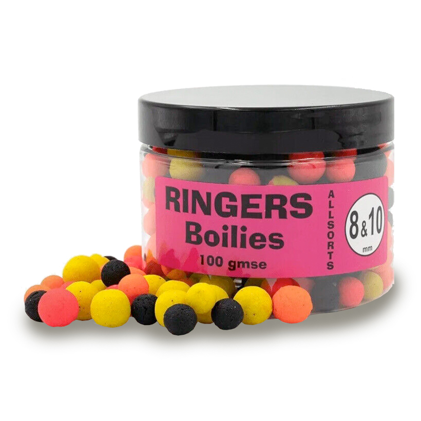 Ringers Witvis Boilies Allsorts 8mm & 10mm (100g)