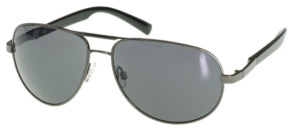 A-Z Collectie Polarized Pilot Grey Metal Frame/Grey Glasses