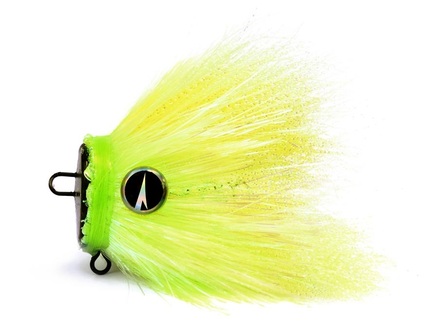 VMC Mustache Rig X1 L Jighead Leadfree Chartreuse 40g