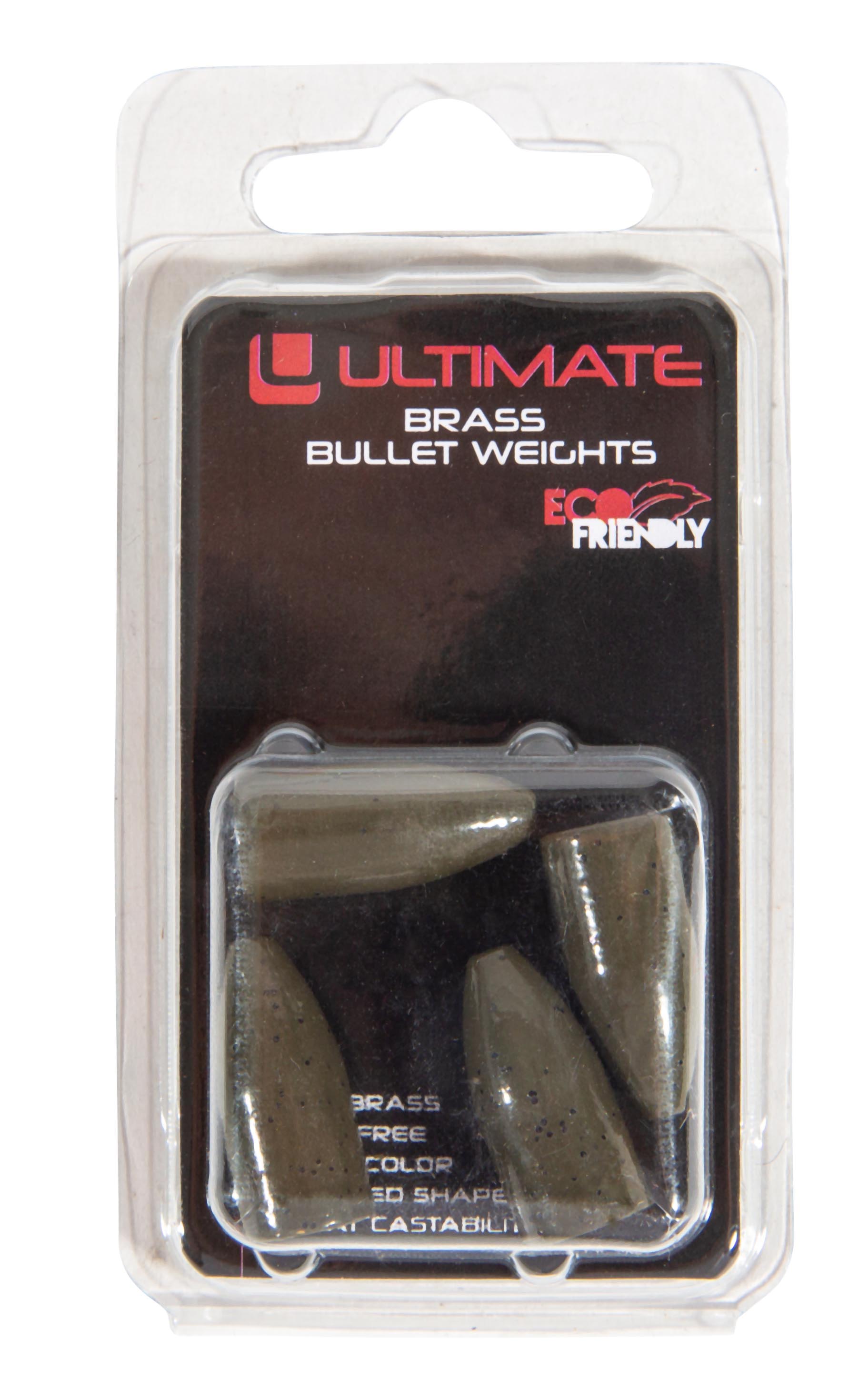 Ultimate Brass Bullet Weight Green Pumpkin (4-6pcs)