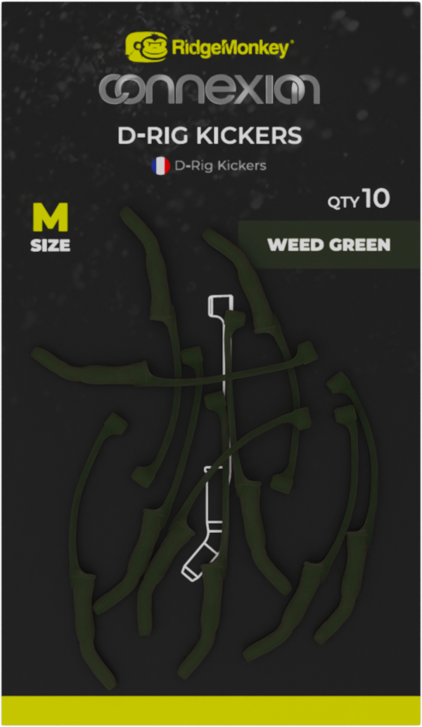 RidgeMonkey Connexion D-Rig Kickers M Weed Green