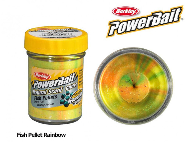 Berkley Powerbait Natural Scent Troutbait Liver 'Rainbow' (50g)