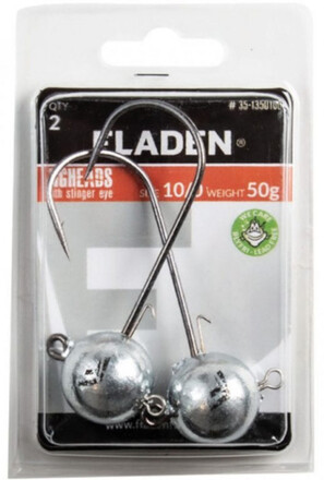 Fladen Jig Head with Stinger Eye 8/0 (20g, 3 stuks)