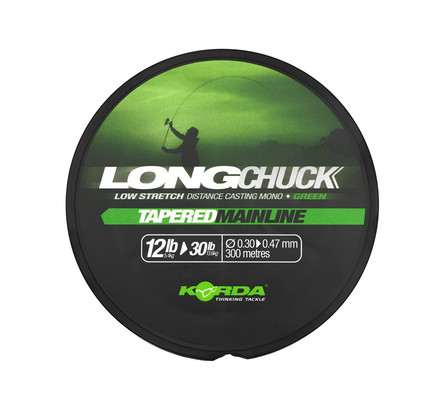 Korda LongChuck Tapered Mainline Green Nylon 300m
