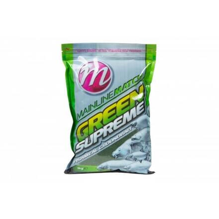 Mainline Match Green Supreme Fishmeal Groundbait (1kg)