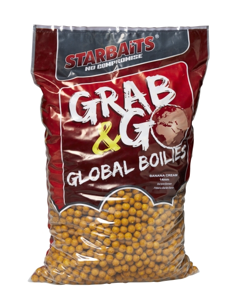 Starbaits G&G Global Banana Cream Boilies 20mm (10kg)