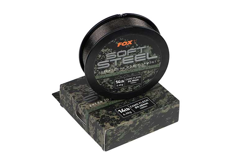 Fox Soft Steel Fleck Camo Mono Karperlijn (1000m)