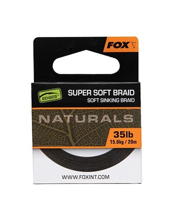 Fox Edges Naturals Soft Braid Hooklength Onderlijnmateriaal (20m)