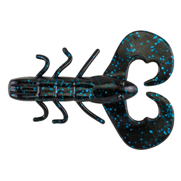 Berkley Powerbait Chigger Bug 3'' 10pcs - Black Blue Fleck