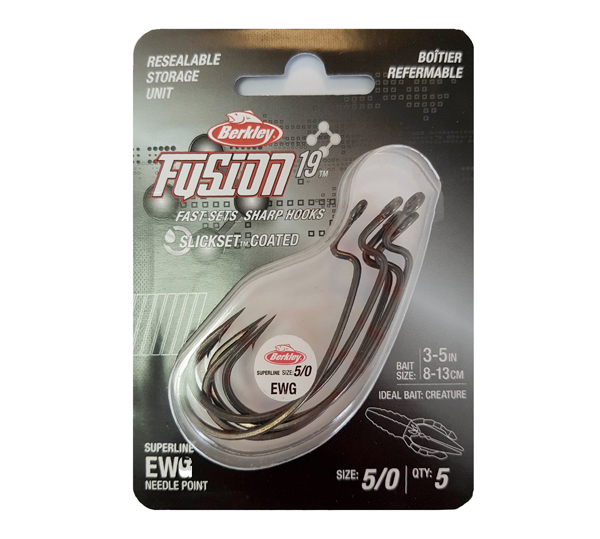 Berkley Fusion S-Line EWG Haken - 4/5/6 stuks